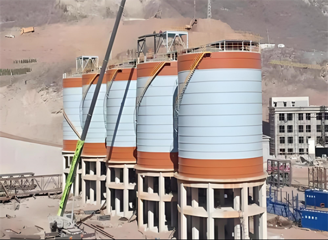 红花岗高架钢板仓