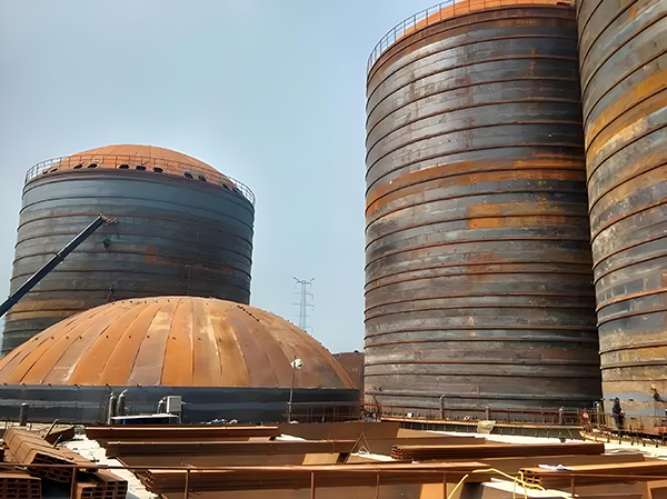 红花岗焦粉钢板仓